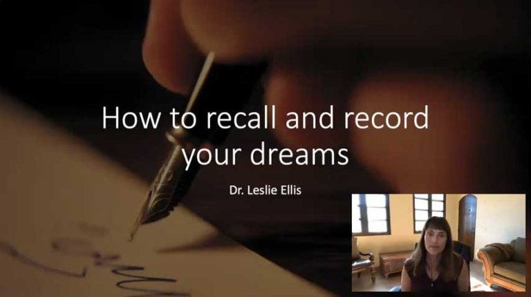 How to record and recall your dreams (video cover)
